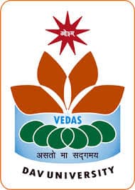 D.A.V University  logo
