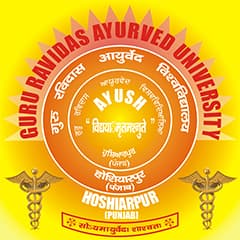 Guru Ravidas Ayurved University logo