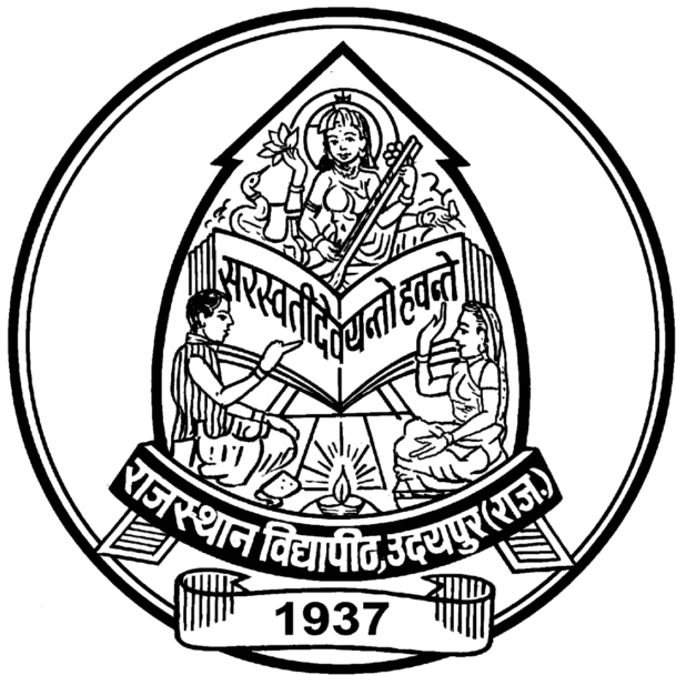 Janardan Rai Nagar Rajasthan Vidyapeeth logo