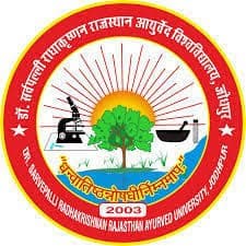 Dr. Sarvepalli Radhakrishnan Rajasthan Ayurveda University logo