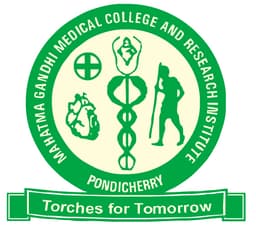 Sri Balaji Vidyapeeth Mahatma Gandhi Medical College Campus logo