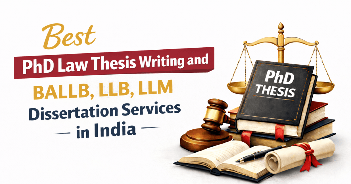 Best PhD Law Thesis Writing and BALLB LLB LLM Dissertation Services in India with Vidyapun