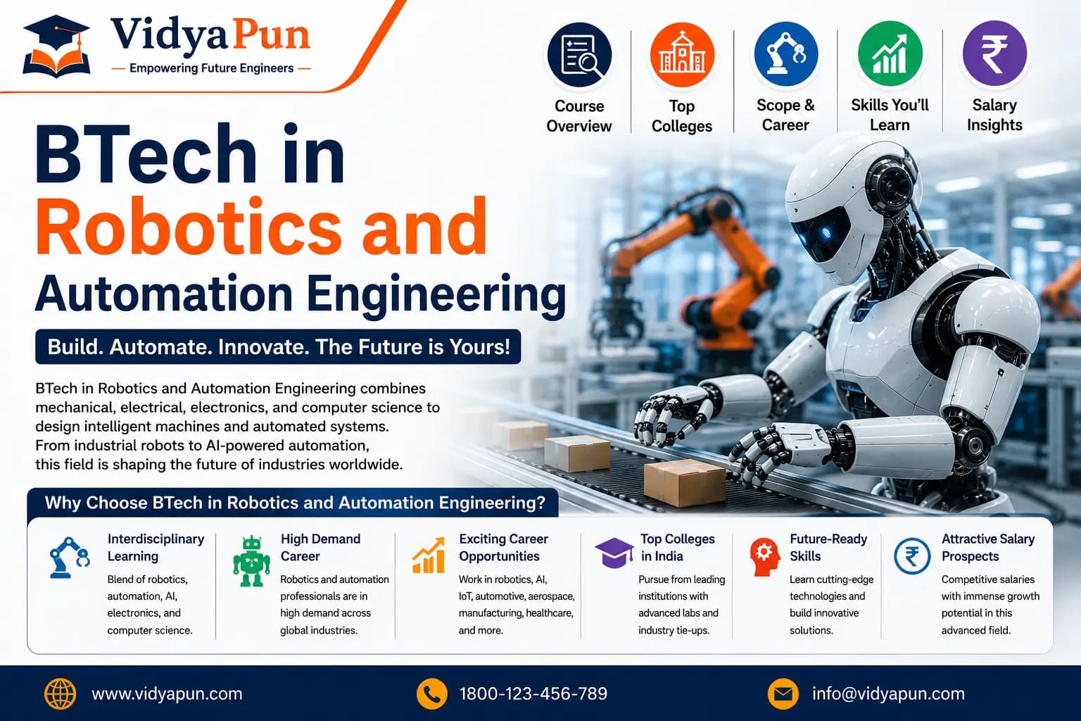 BTech in Robotics and Automation Engineering: Scope & Salary