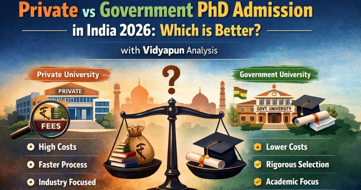 Online distance PhD in India 2026 validity UGC guidelines explained by Vidyapun