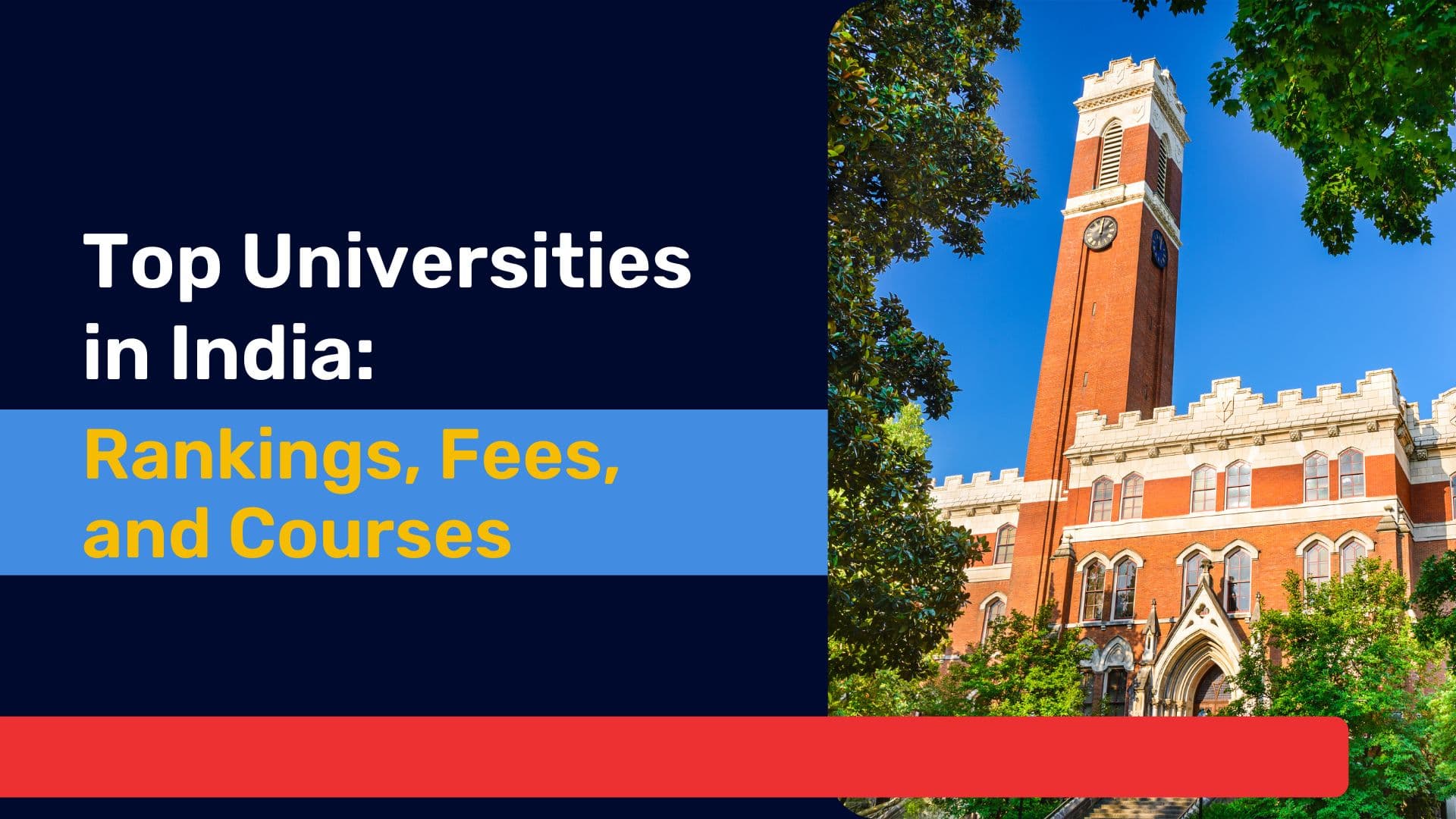 Top Universities in India: Rankings, Fees, and Courses