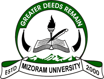 Mizoram University logo