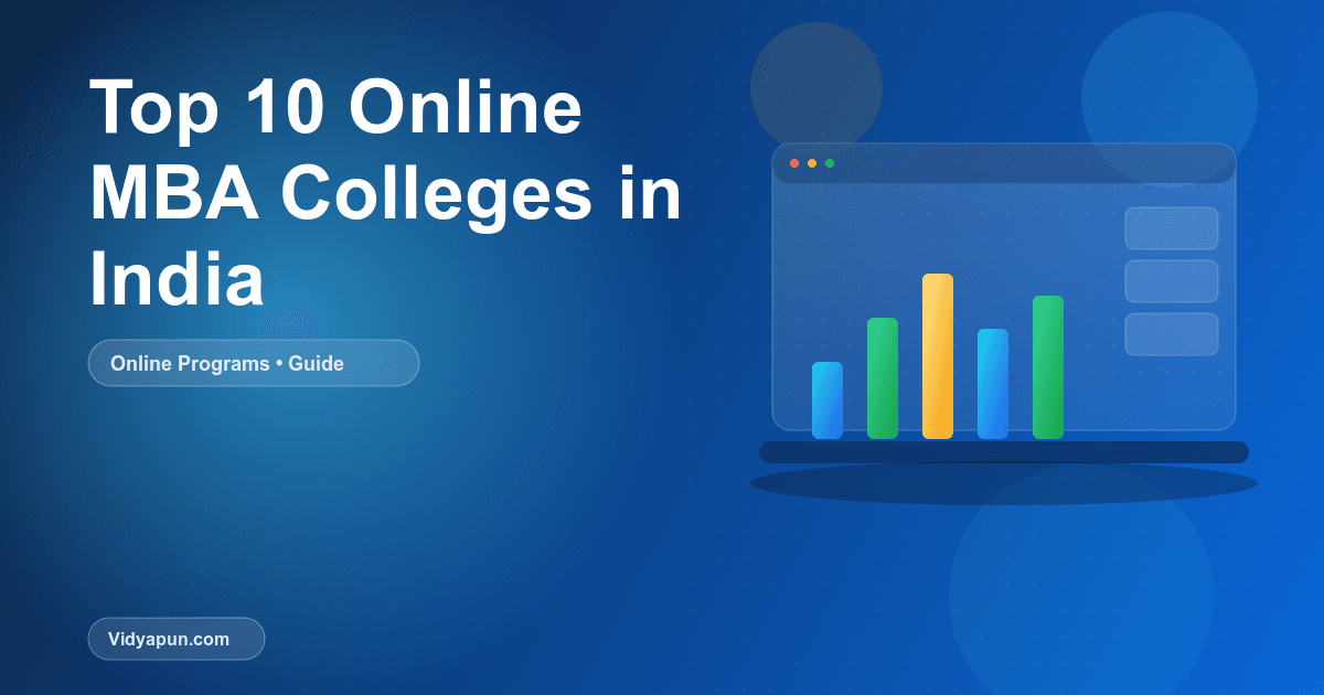 Top 10 Online MBA colleges in India