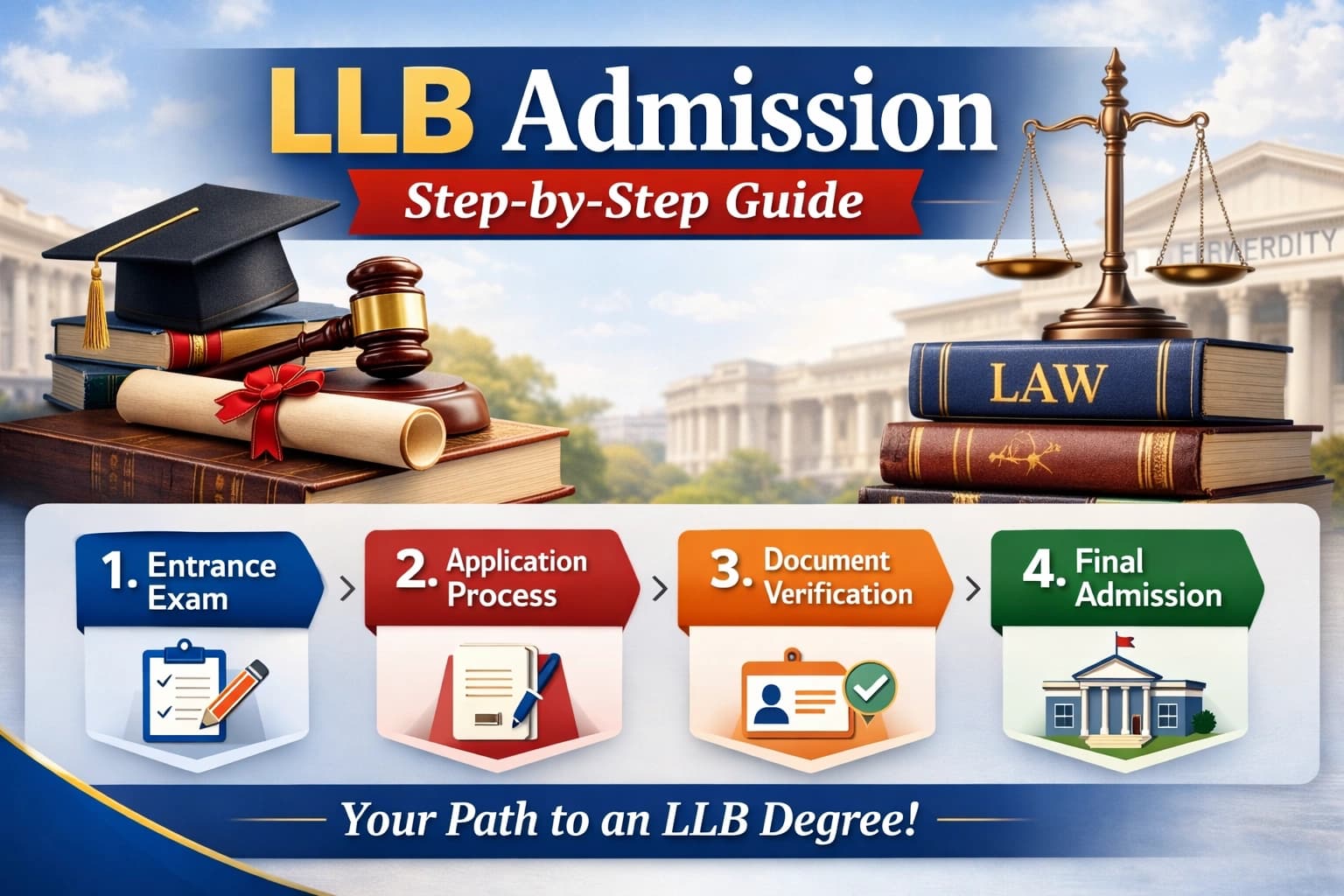 LLB Admission: Complete Step-by-Step Admission Guide
