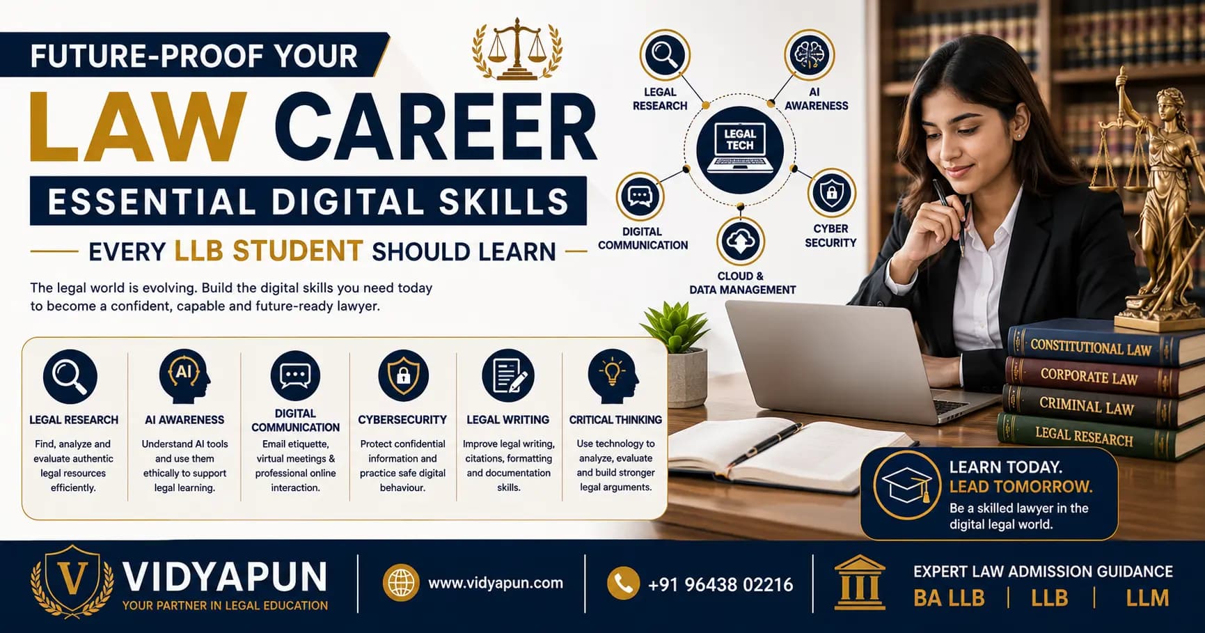 Future-Proof Your Law Career: Essential Digital Skills Every LLB Student Should Learn