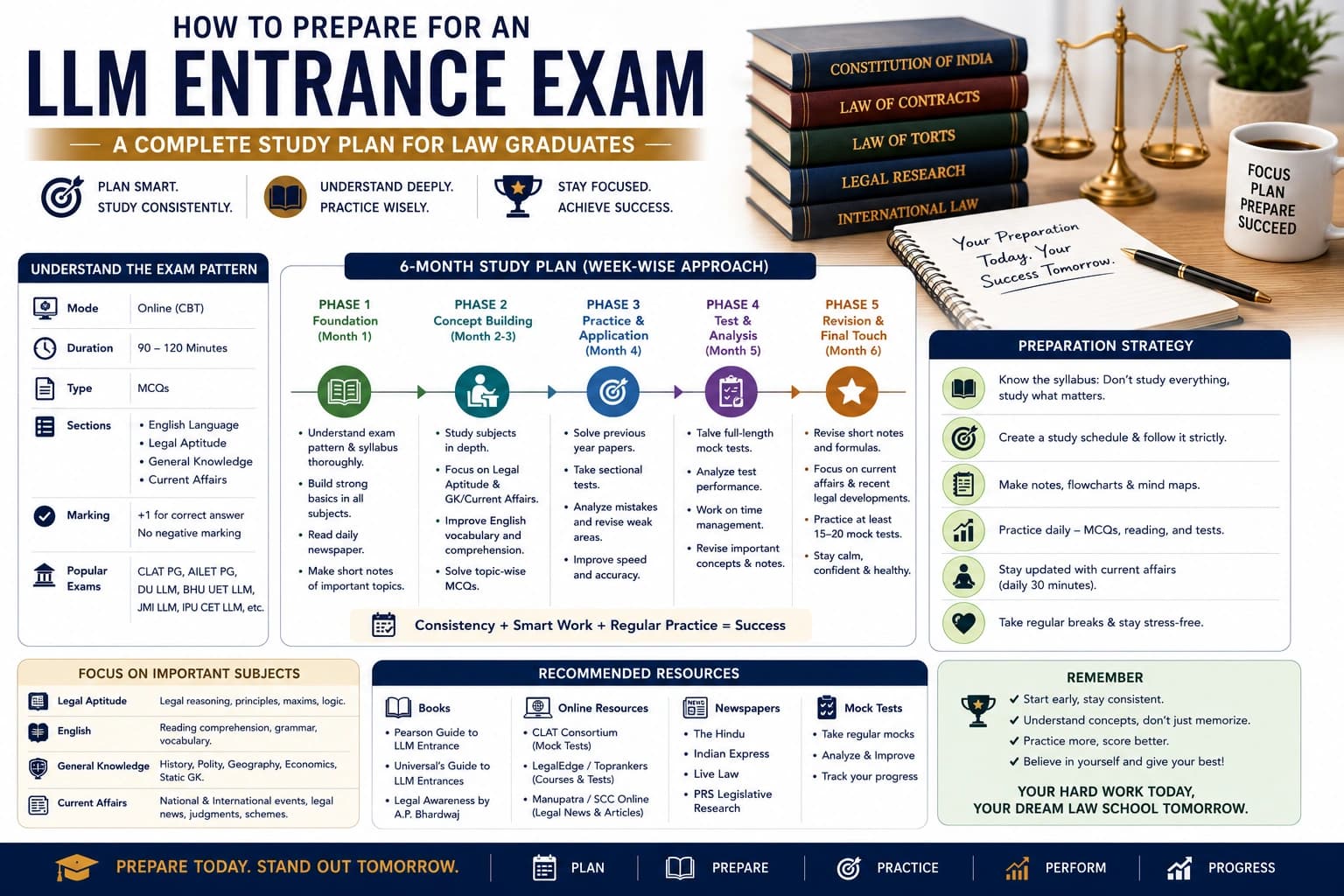 How to Prepare for an LLM Entrance Exam: A Complete Study Plan for Law Graduates
