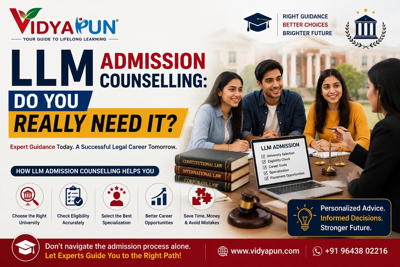 LLM Admission Counselling: Do You Really Need It?