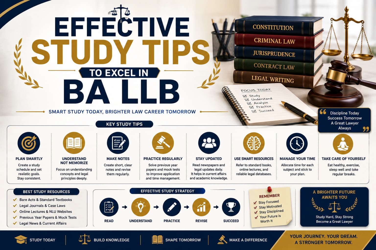 Effective Study Tips to Excel in BA LLB