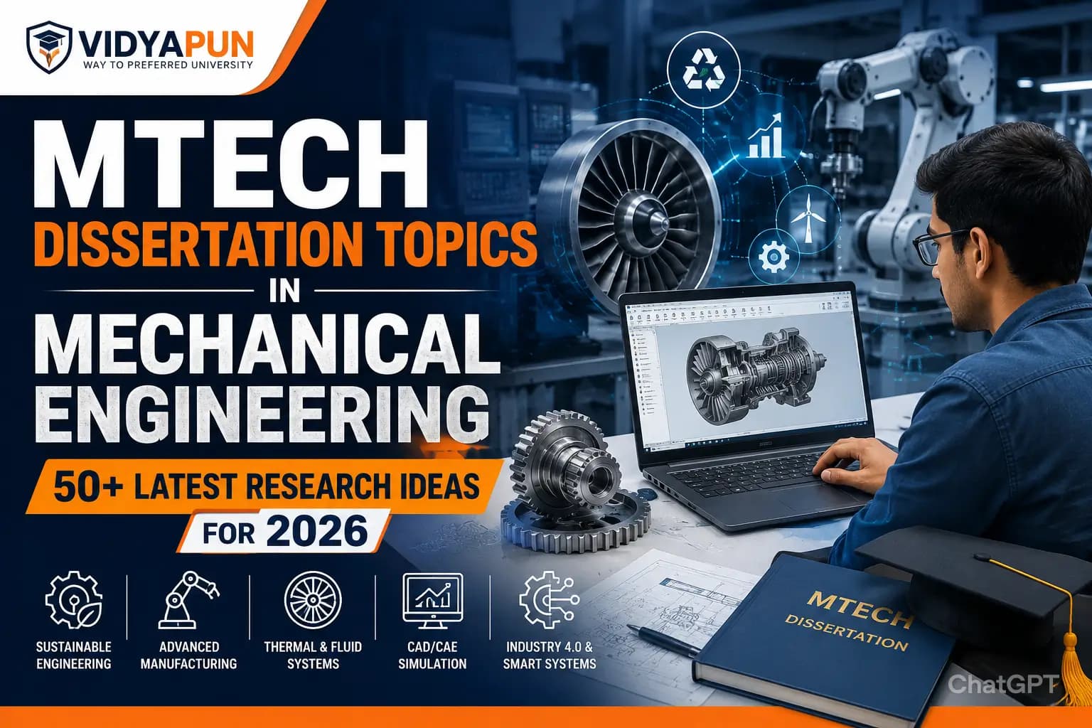 MTech Dissertation Topics in Mechanical Engineering (2026)